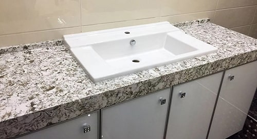 Столешницы для ванной из кварца